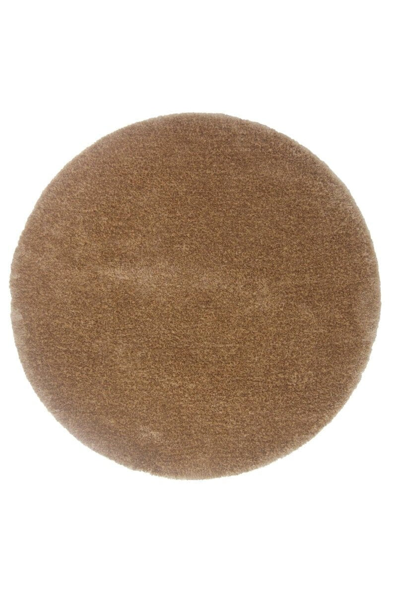Mocha Dream - Fluffy Shaggy Rug (200 CM RD)