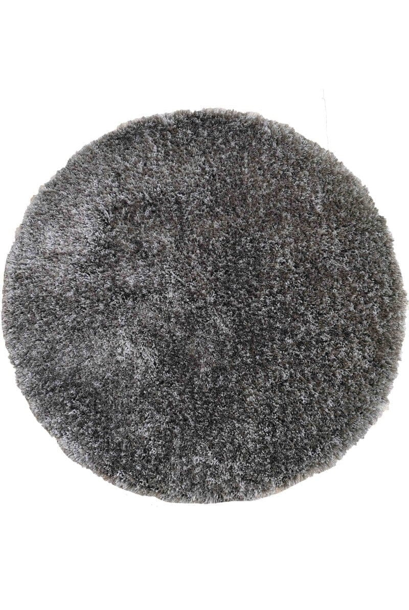 Round Grey Clouds - Fluffy Shaggy Rug (3 Sizes)