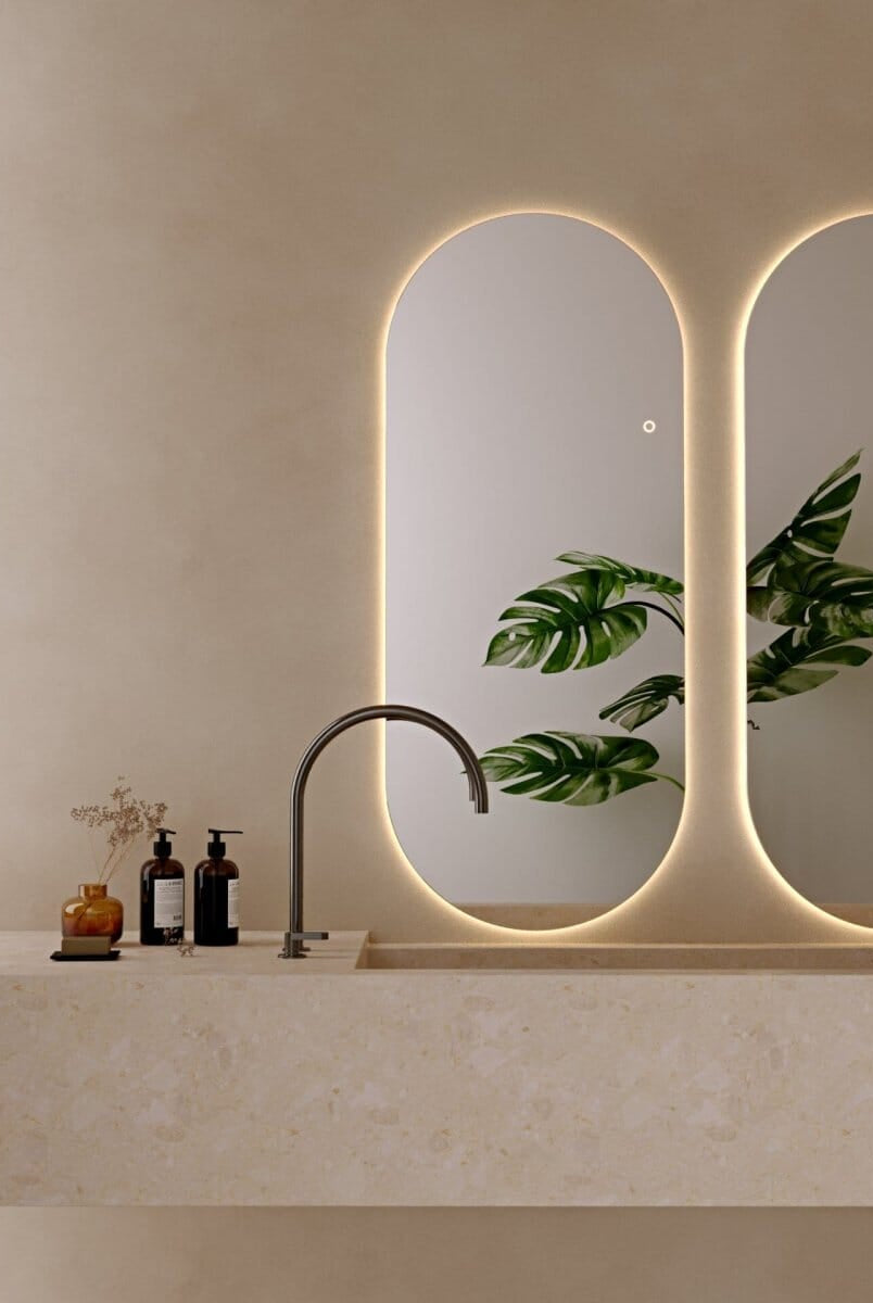 Backlit Frless Oval lighting (120x50 CM) Mirrors Homekode