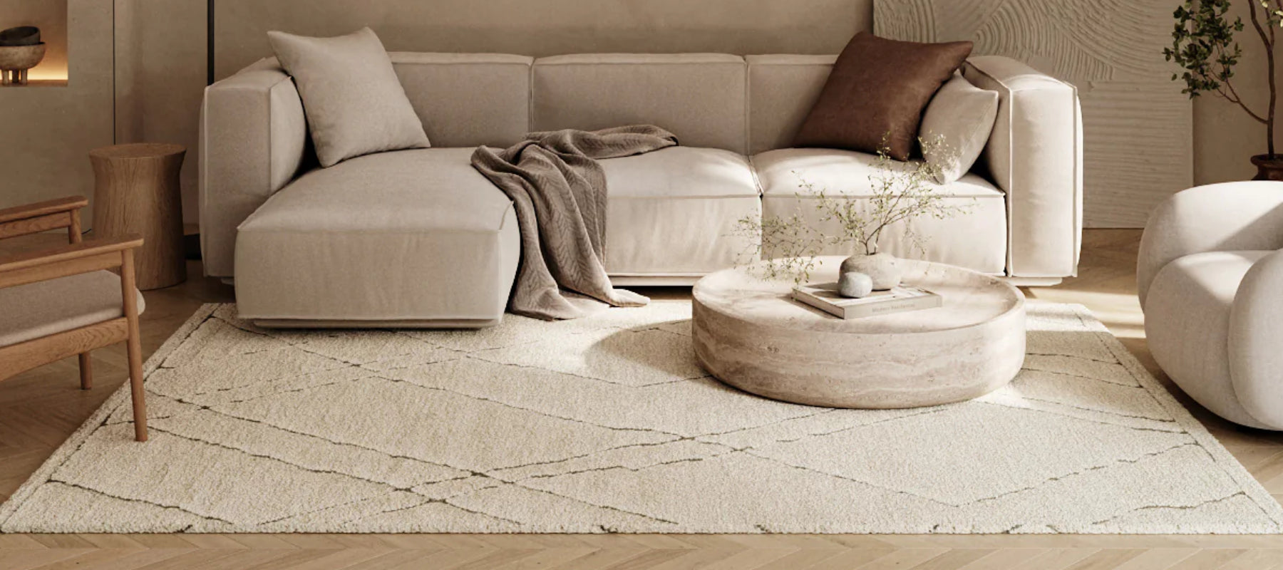 Rug Sizes & Layouts for Living Rooms, Majlis & Dining in Dubai Homes