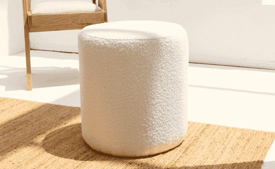 These Bouclé Ottomans Are the Perfect Blend of Trendy and Timeless