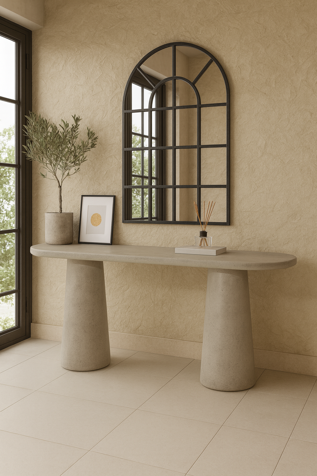 Concrete Console Tables