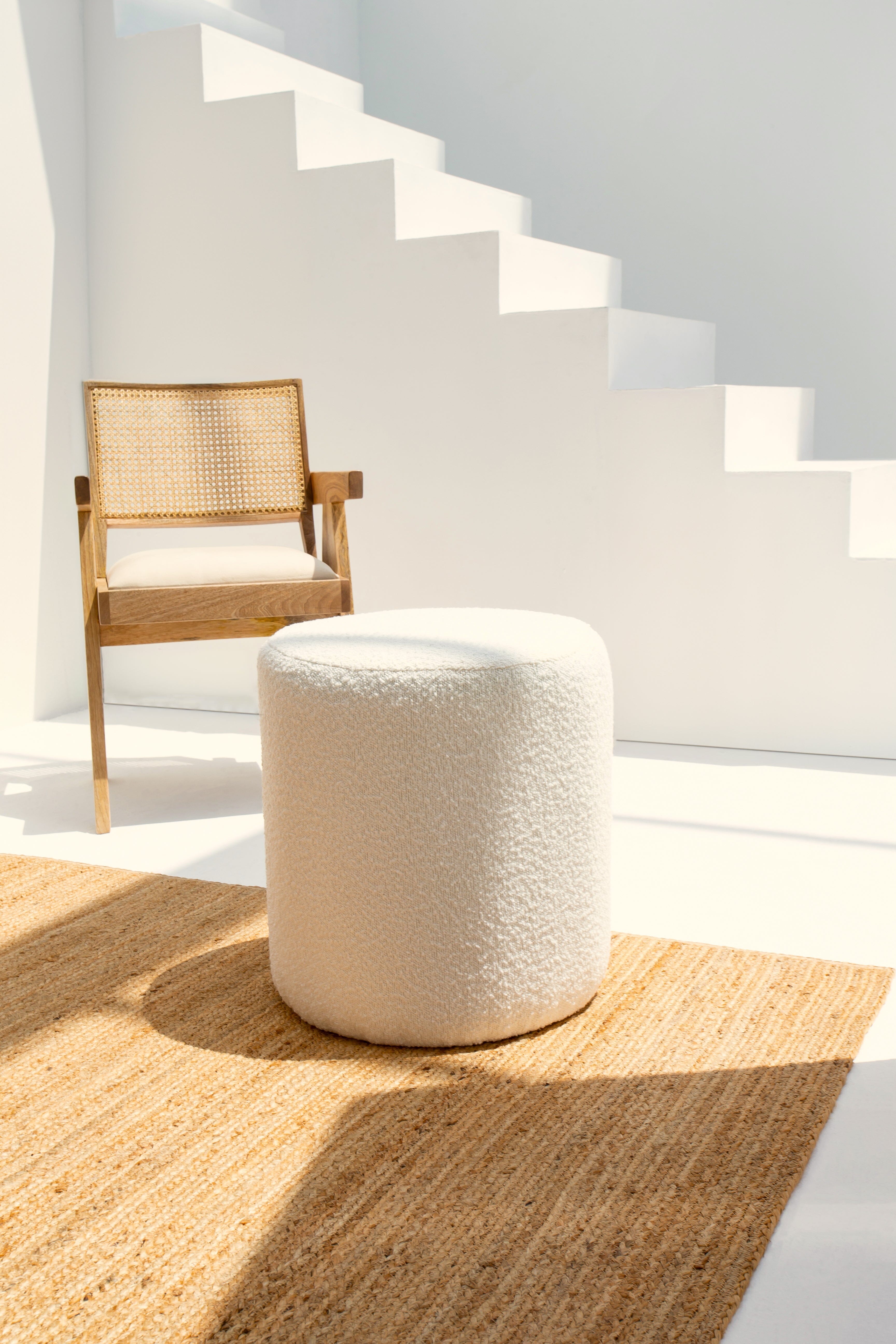 Upholstered Poufs & Ottoman