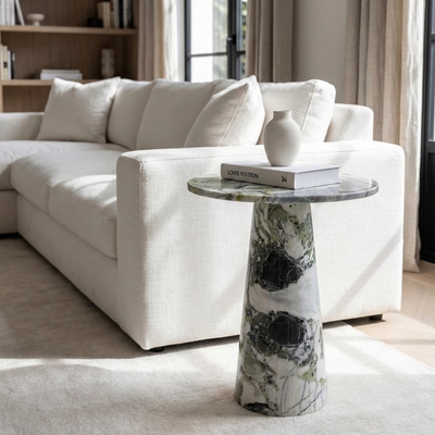 Marble & Stone Side Tables & Plinths