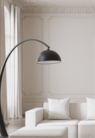 XL Arched Black Floor Lamp