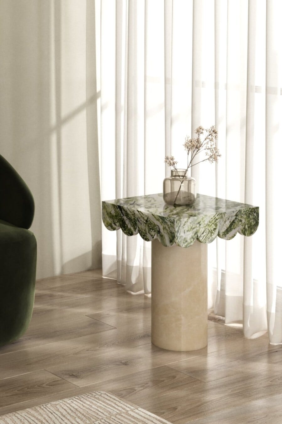 Aylin Marble Side Table