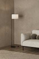 Manon Black Frame Floor Lamp FAB02 