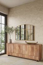 Raven Gold Window Gold Console Mirror (120x80 CM) Homekode 