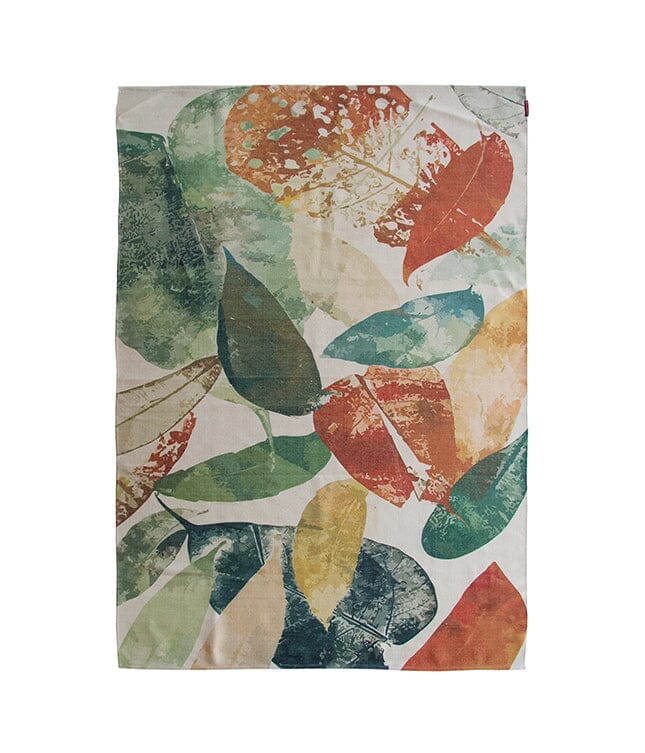 Multi-Color Leaves Digital Printed Rug (150x210 CM)