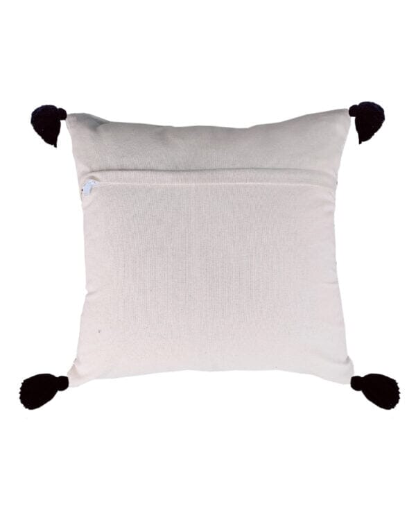 Linear Cotton & Wool Cushion With Filler (45x45 CM)