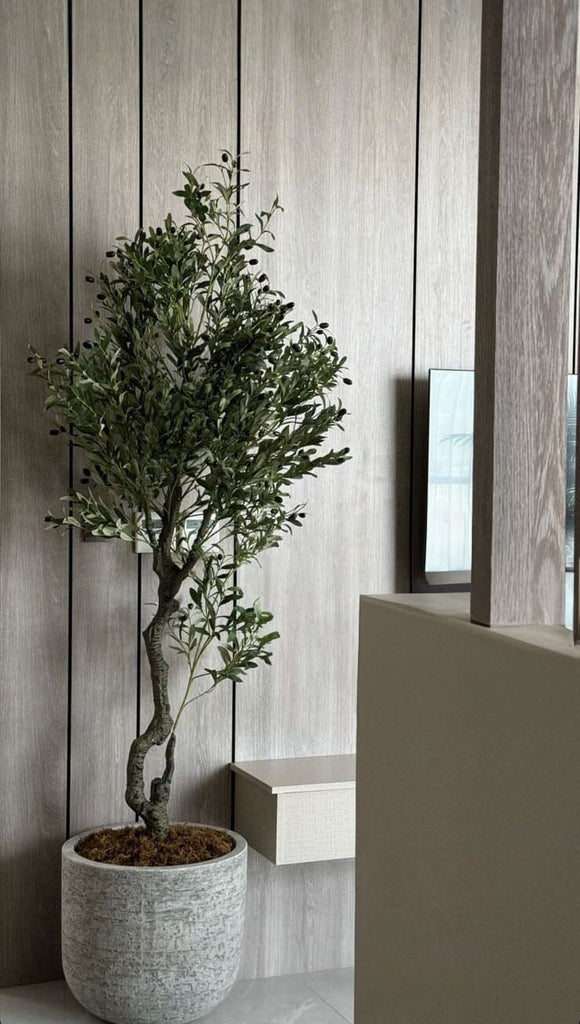 Olive Tree with olives Artificial Plant (Pot not included) FLO 