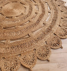 Artisanal Halo - Crochet Jute Rug (2 Sizes)