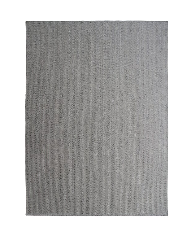 Silver Polyester Rug (2 Sizes Available) Braided -- Braided Rug Homekode 250X350 CM 