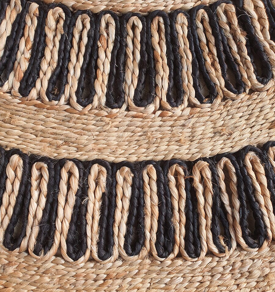 Entwined Elegance - Crochet Jute Rug (2 Sizes)