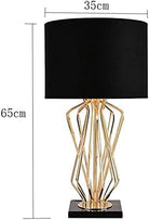 Gold and Black Table Lamp