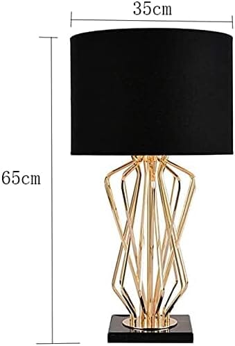 Gold and Black Table Lamp