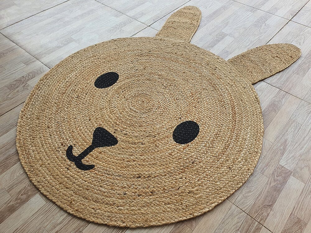 Bunny Haven - Jute Braided Rug (100 CM)