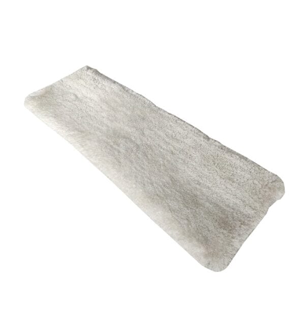 Hallway White Fluffy Shaggy Rug (2 Sizes)