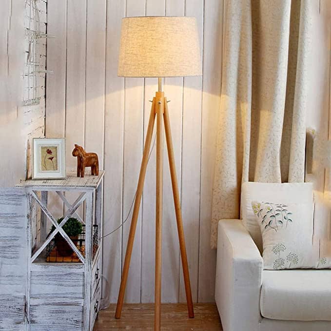 Modern Wooden Floor Lamp Homekode 