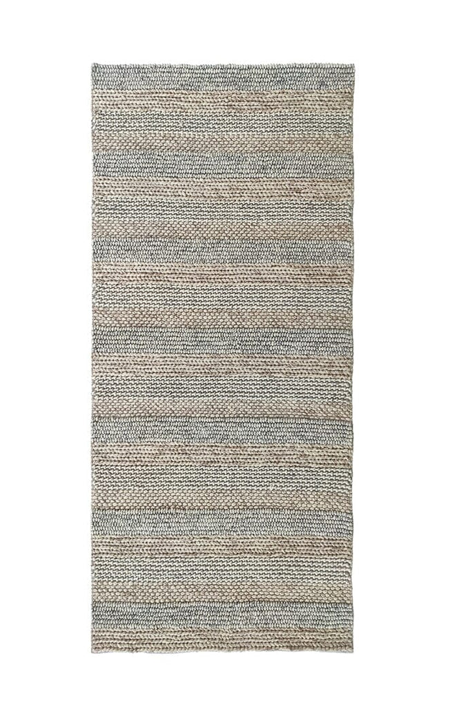 Hallway Natural & Grey Woven Rug (200x80 CM)