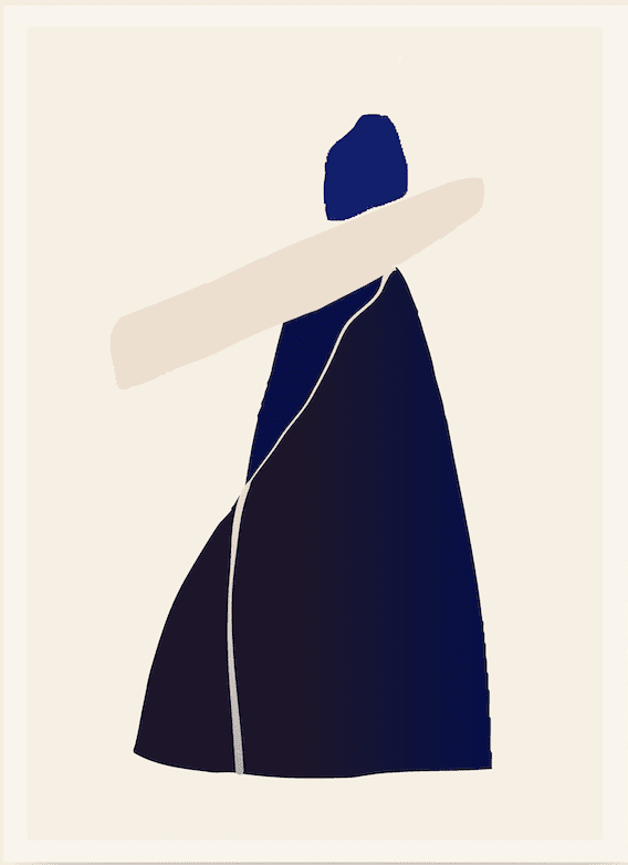 Abstract Aesthetic Shape Wall Art I