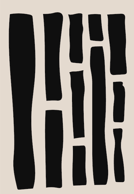 Abstract Pillars Wall Art