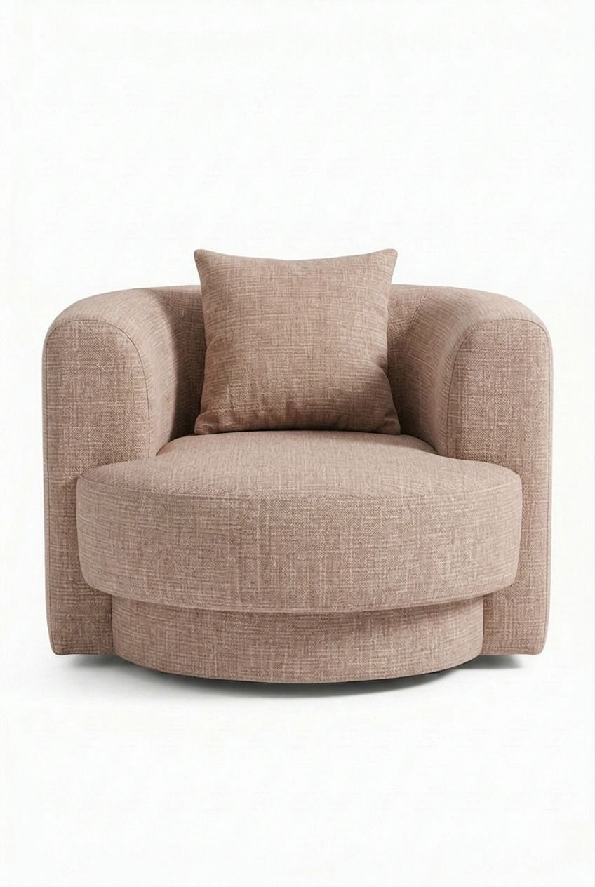 Aella Contessa Blush Lounge Sofa Chair