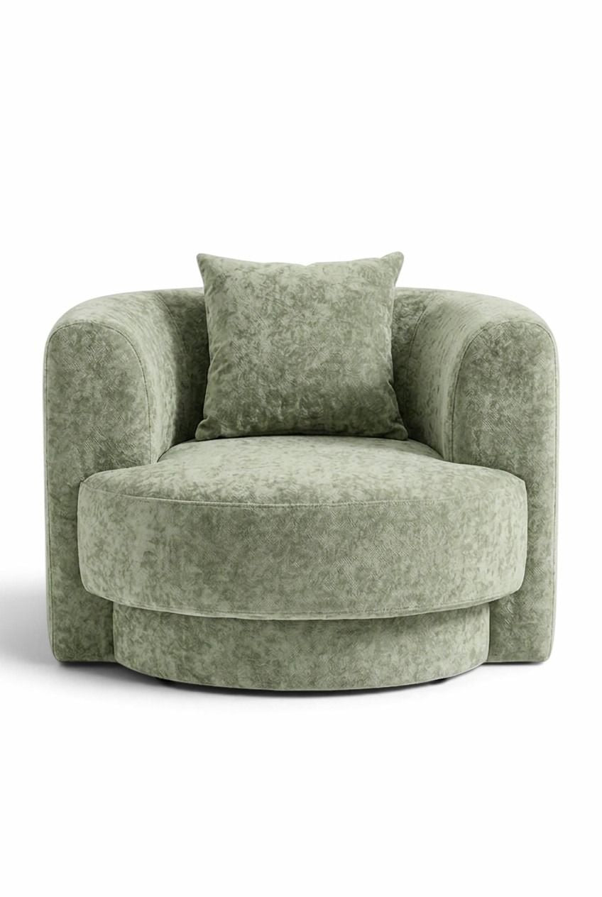 Aella Pistachio Green Lounge Sofa Chair