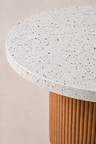 Aether Rialto Microterrazzo Microconcrete Top Dining Table