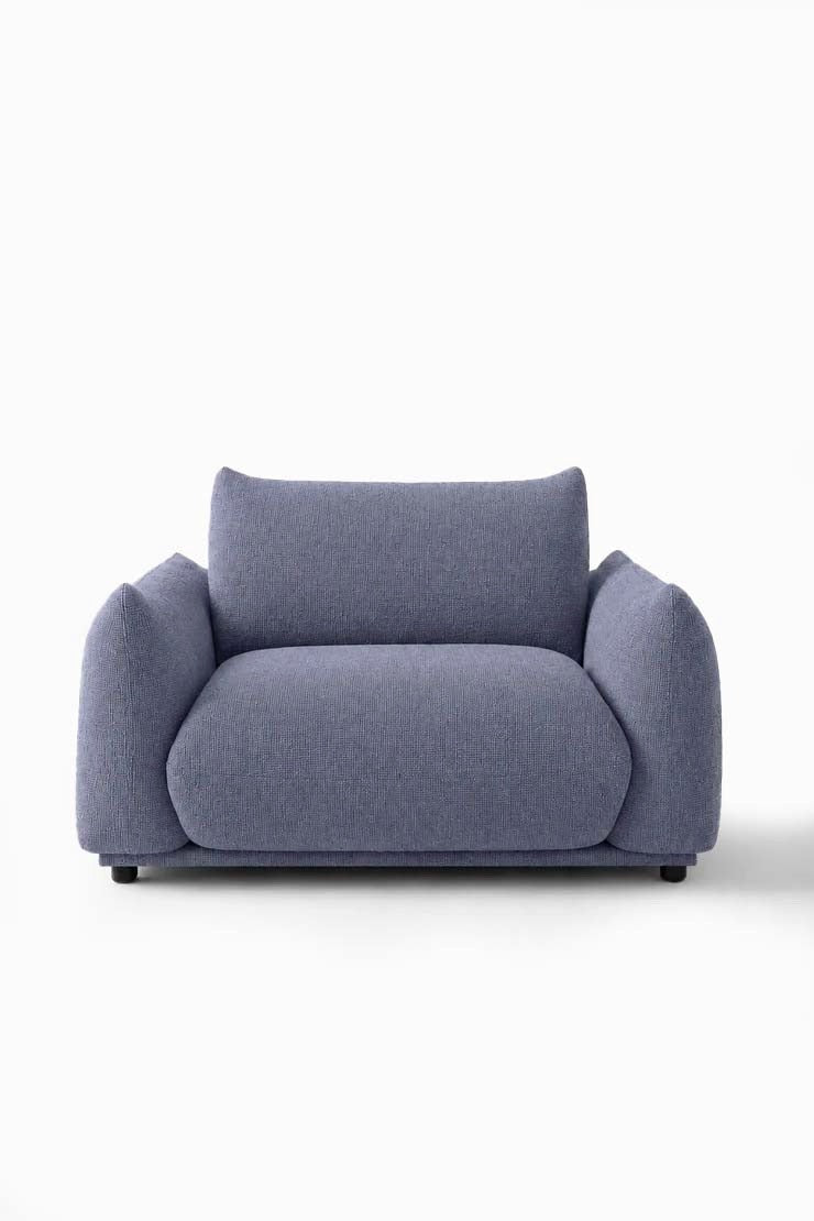 Alannah Dusty Blue Sofa Chair