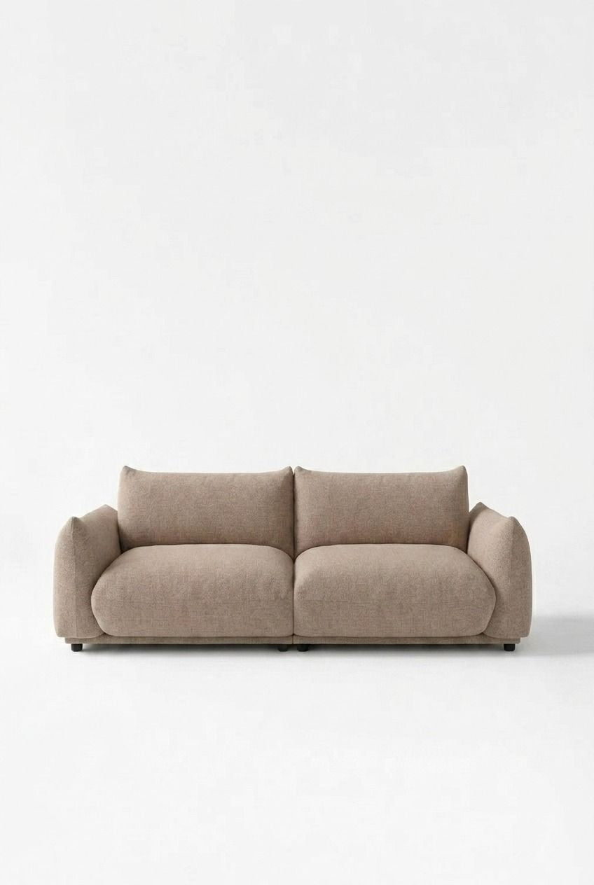 Alannah Light Brown Modular 2 Seater Sofa
