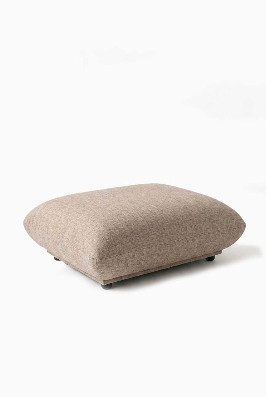 Alannah Light Brown Ottoman