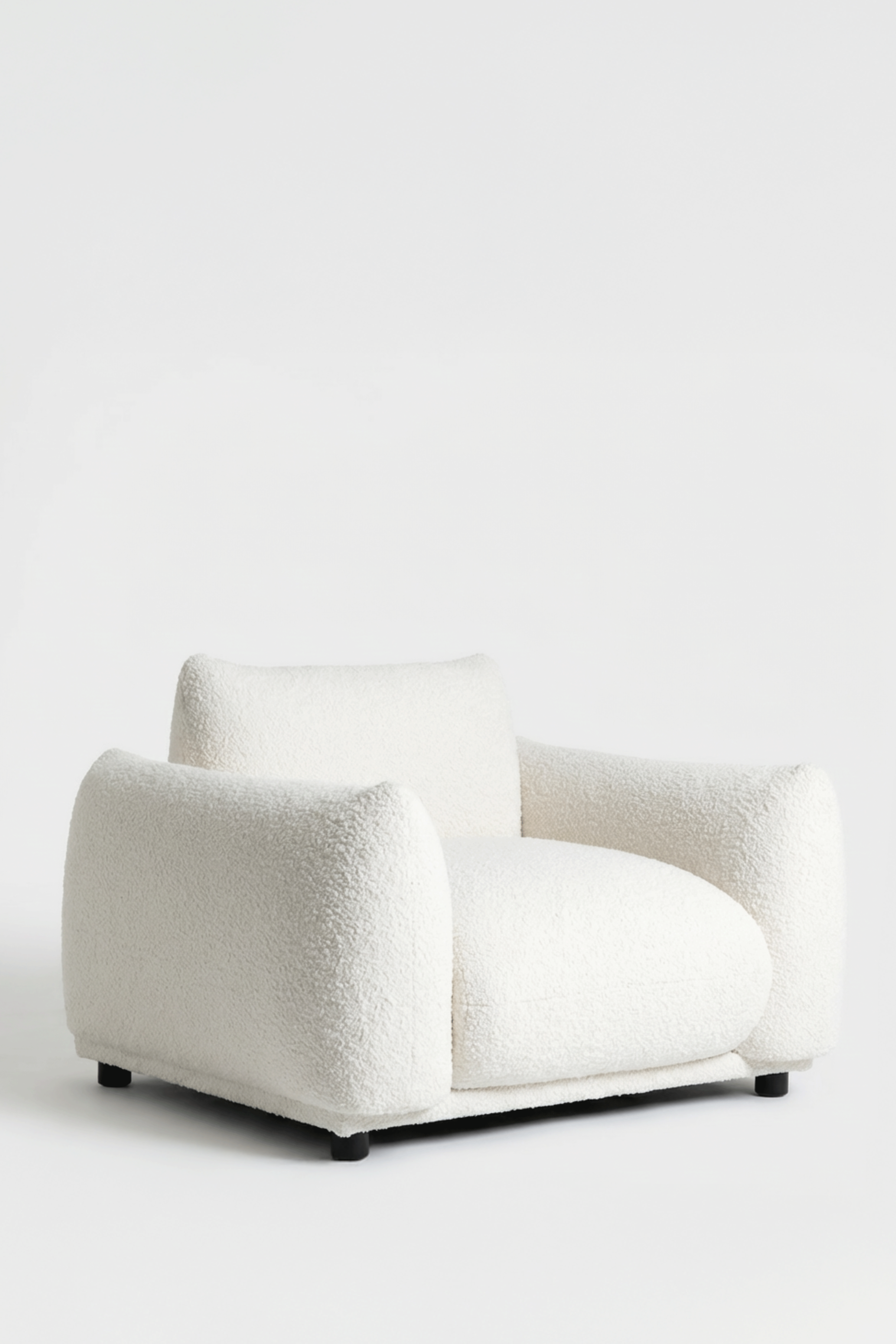Alannah Off White Boucle Sofa Chair