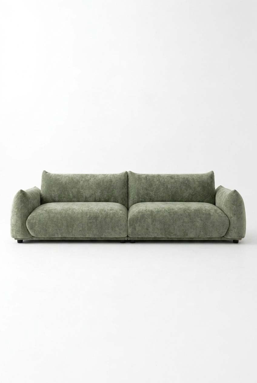 Alannah Pistachio Green Modular 3 Seater Sofa