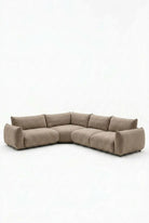 Alannah Taupe L-Shape Sectional Sofa