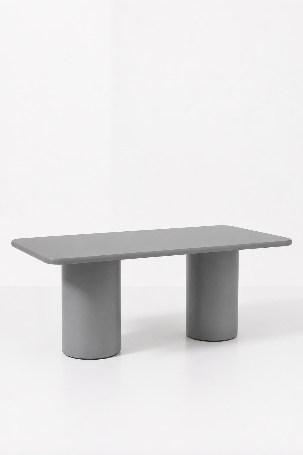 Alara Ash Grey Microconcrete Dining Table