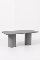 Alara Ash Grey Microconcrete Dining Table