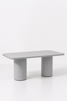 Alara Grey Speckled Microconcrete Dining Table