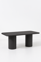 Alara Midnight Grey Microconcrete Dining Table