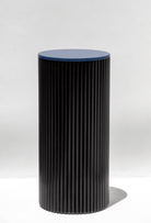 Alora Black Wooden Plinth With Blue Quartz Top