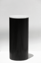 Alora Black Wooden Plinth With White Quartz Top