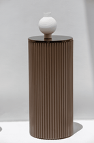 Alora Brown Wooden Plinth With Black Marquina Top