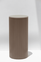 Alora Brown Wooden Plinth With Brown Quz Top