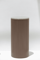 Alora Brown Wooden Plinth With Gray Top