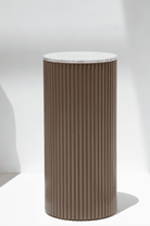 Alora Brown Wooden Plinth With Thundra Top