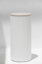 Alora White Wooden Plinth With Crema Marfil Top