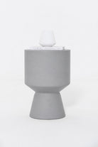 Alpina Ash Grey Microconcrete Side Table