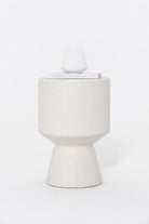 Alpina Off White Speckled Microconcrete Side Table