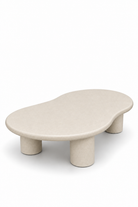Alvin ⁠Light Beige Microconcrete Coffee Table