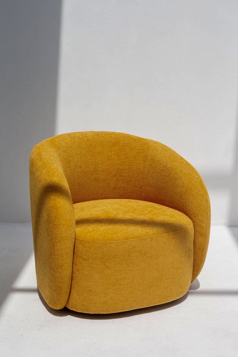 Amanti Mustard Yellow Lounge Sofa Chair